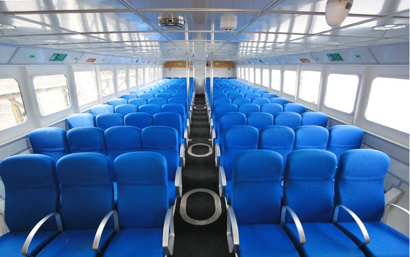 Ferry from Lembongan to Lombok